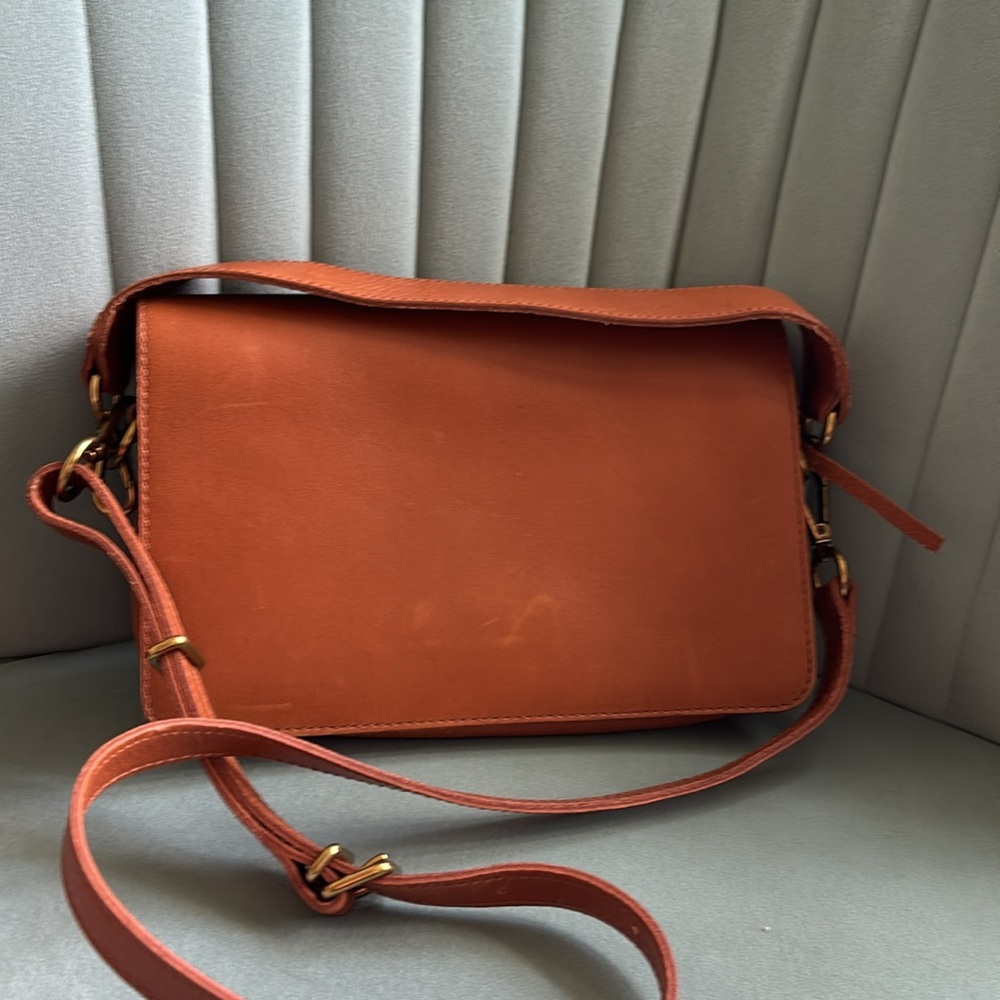 Madewell Brown Leather Crossbody Purse
